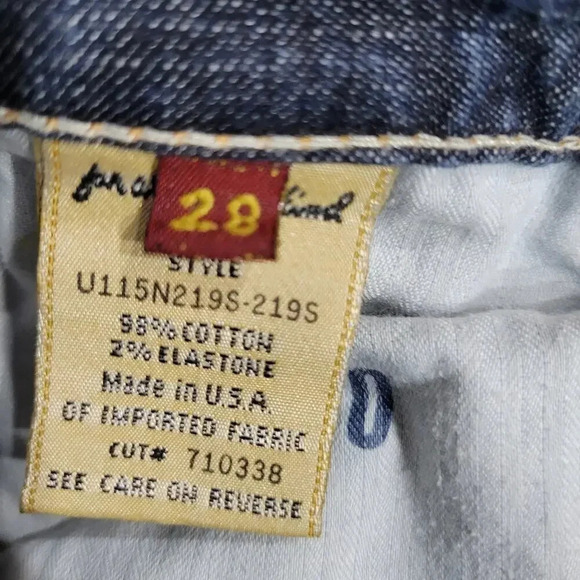 7 For All Mankind Dojo Mid Rise Ombre Jeans Size 28 - Picture 8 of 8